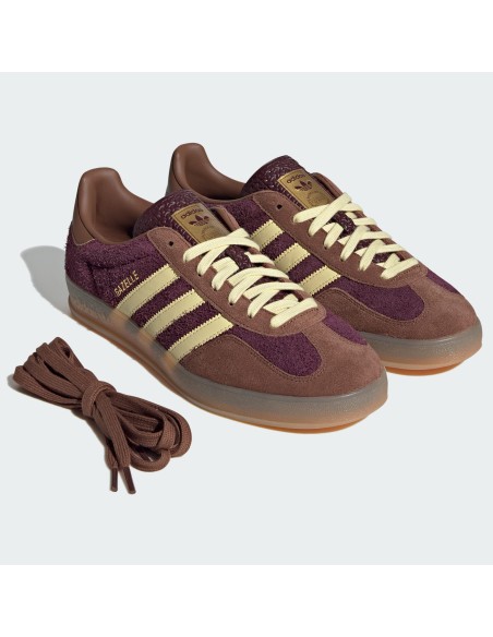 adidas Gazelle Indoor Maroon Almost Yellow JI0324 MBS
