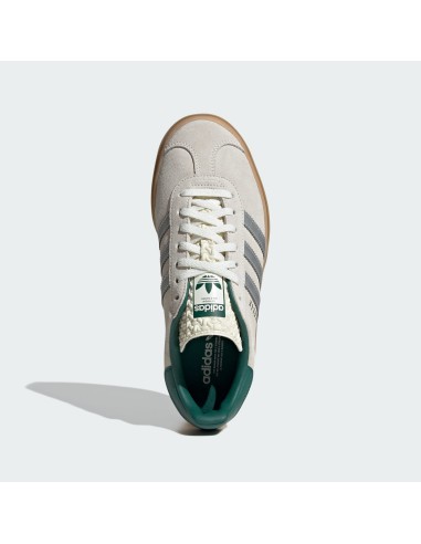 adidas Gazelle Bold Off White Collegiate Green Women's JI0328 MBS