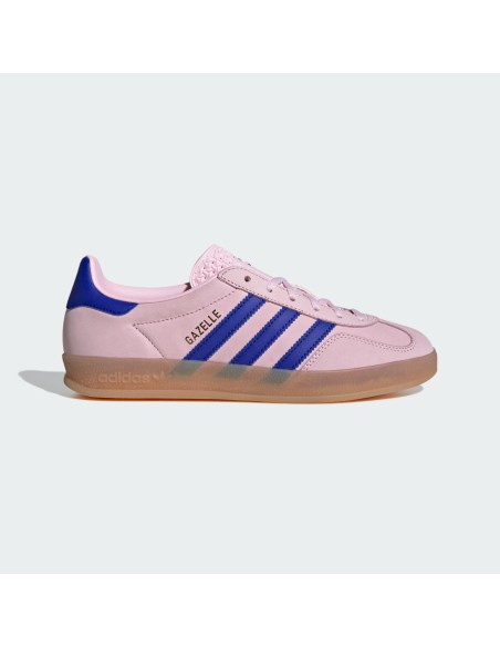 adidas Gazelle Indoor Clear Pink Lucid Blue Women's JI1371 MBS
