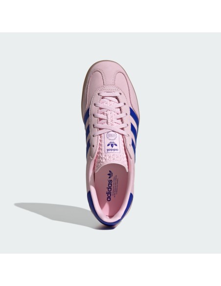 adidas Gazelle Indoor Clear Pink Lucid Blue Women's JI1371 MBS