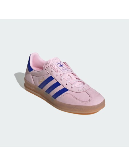 adidas Gazelle Indoor Clear Pink Lucid Blue Women's JI1371 MBS