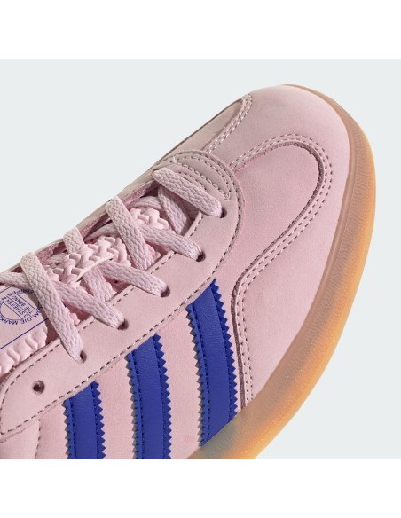 adidas Gazelle Indoor Clear Pink Lucid Blue Women's JI1371 MBS