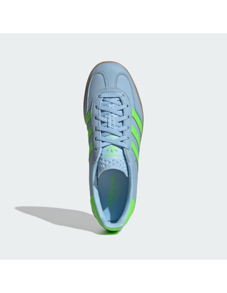 adidas Gazelle Indoor Clear Sky Solar Green Women's JI1372 MBS