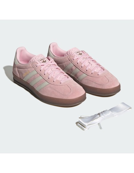 adidas Gazelle Indoor Clear Pink Off White Women's JI2716 MBS