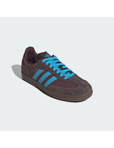 adidas Samba OG Shadow Brown Sky Rush Women's JI2733 MBS