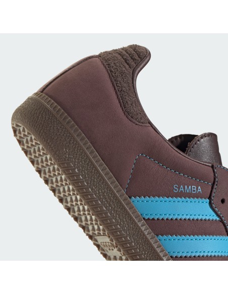 adidas Samba OG Shadow Brown Sky Rush Women's JI2733 MBS