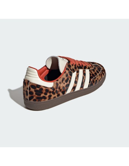 adidas Samba OG Preloved Red Leopard Women's JI2734 MBS
