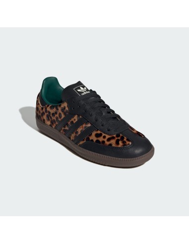 adidas Samba OG Black Green Leopard Women's JI2735 MBS