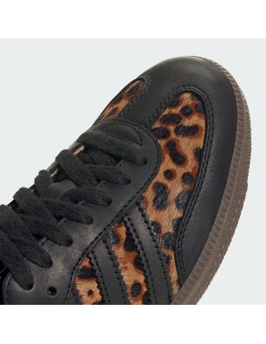 adidas Samba OG Black Green Leopard Women's JI2735 MBS