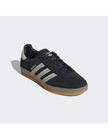 adidas Gazelle Indoor Core Black Wonder White Women's JI2755 MBS