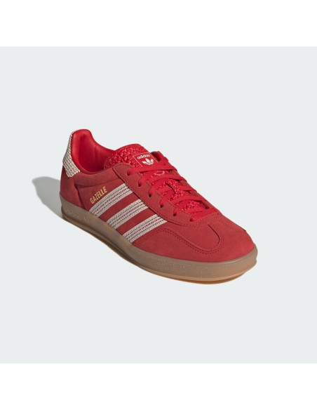 adidas Gazelle Indoor Better Scarlet Wonder White Gum Women's JI2756 MBS