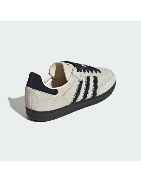 adidas Samba OG Wonder White Black Pony Women's JP5329 MBS