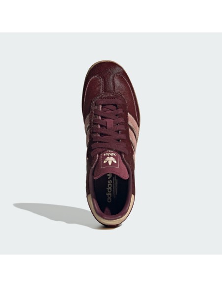 adidas Samba OG Maroon Sand Strata Pony Women's JP5330 MBS