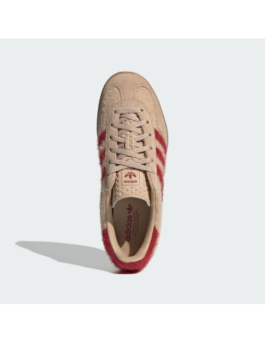 adidas Gazelle Indoor Magic Beige Victory Red Women's JP8341 MBS