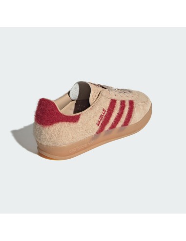 adidas Gazelle Indoor Magic Beige Victory Red Women's JP8341 MBS