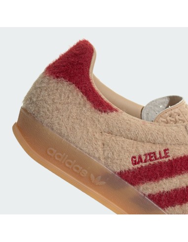 adidas Gazelle Indoor Magic Beige Victory Red Women's JP8341 MBS