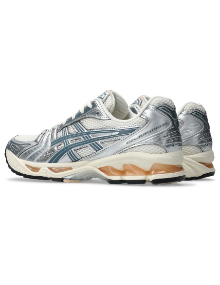 ASICS GelKayano 14 Birch Pure Silver Teal Gold 1203A537109 MBS