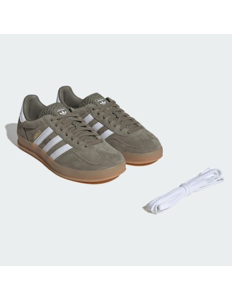 adidas Gazelle Indoor Olive Strata Cloud White Gum JQ0174 MBS