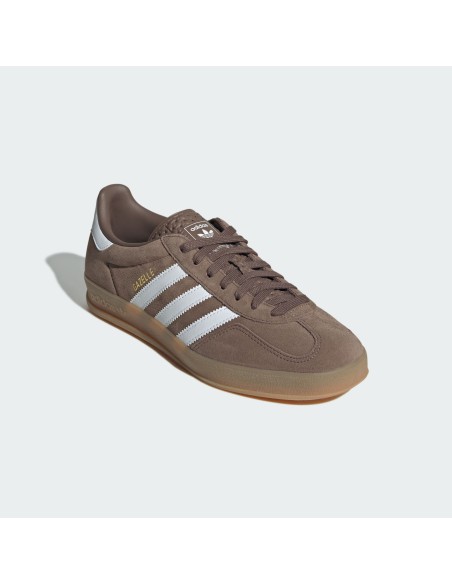 adidas Gazelle Indoor Earth Strata White Gold Metallic JQ0175 MBS
