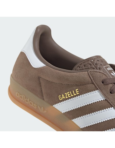 adidas Gazelle Indoor Earth Strata White Gold Metallic JQ0175 MBS