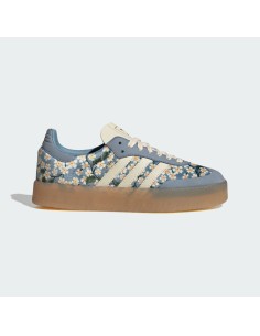 adidas Sambae Liberty London Floral Embroidery Blue Cream White Women's JQ6046 MBS