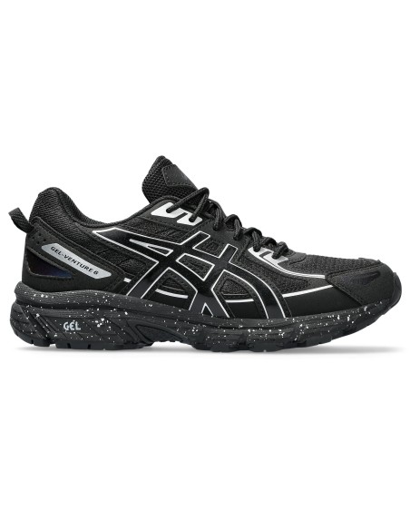 ASICS GelVenture 6 Black Pure Silver GS 1204A122003 MBS