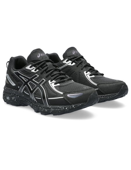 ASICS GelVenture 6 Black Pure Silver GS 1204A122003 MBS