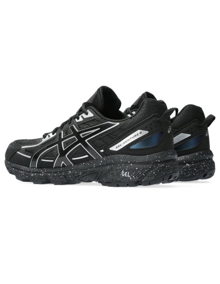 ASICS GelVenture 6 Black Pure Silver GS 1204A122003 MBS