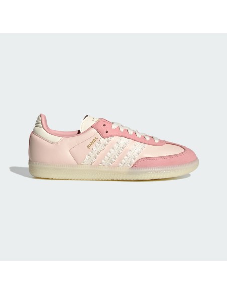 adidas Samba Ruffle Stripes Pack Wonder Mauve Women's JR8830 MBS