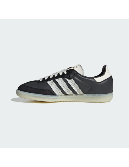 adidas Samba Ruffle Stripes Pack Black Off White Women's JR8831 MBS