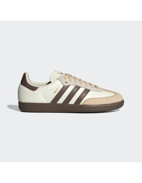 adidas Samba OG Off White Earth Strata Gum Women's JR8842 MBS