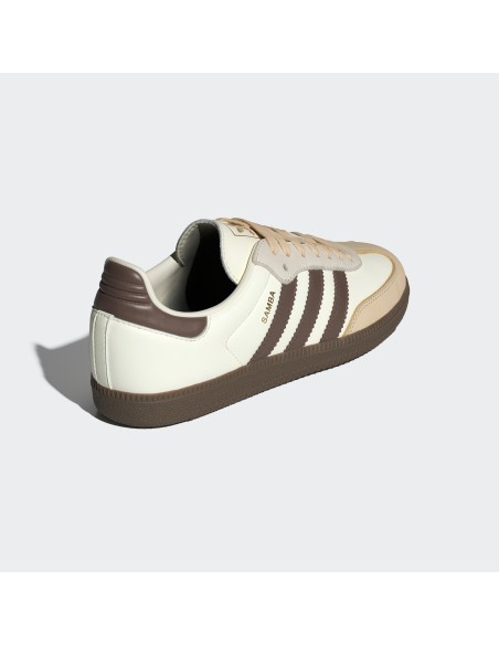 adidas Samba OG Off White Earth Strata Gum Women's JR8842 MBS