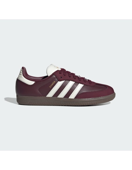 adidas Samba OG Maroon Off White Gum Women's JR8844 MBS
