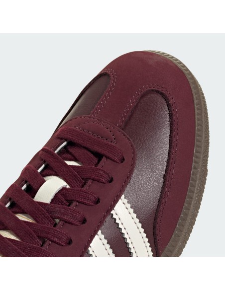 adidas Samba OG Maroon Off White Gum Women's JR8844 MBS