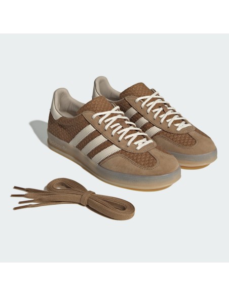 adidas Gazelle Indoor Brown Desert Wonder White JR8851 MBS