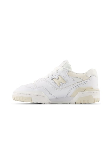 New Balance 550 White Cream Leather GS GSB550BK MBS