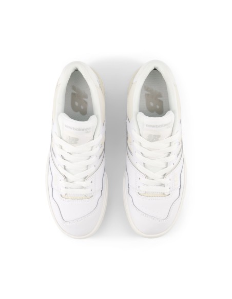 New Balance 550 White Cream Leather GS GSB550BK MBS