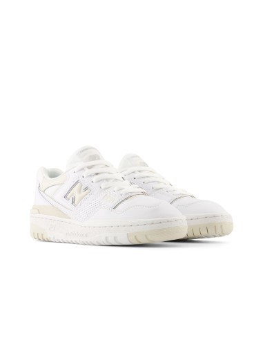 New Balance 550 White Cream Leather GS GSB550BK MBS