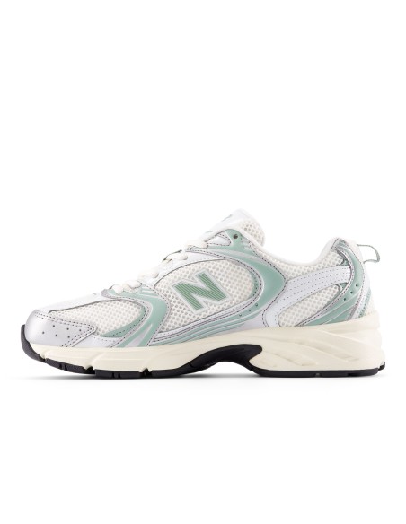 New Balance 530 Silver Metallic Mosaic Green U530SEB MBS