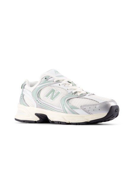 New Balance 530 Silver Metallic Mosaic Green U530SEB MBS