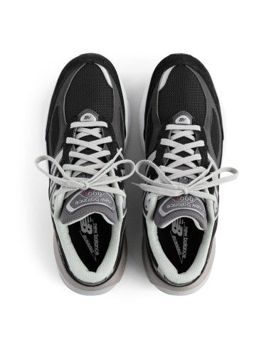 New Balance 990v6 MiUSA Black Grey White Women's W990BK6 MBS
