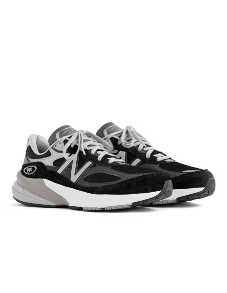 New Balance 990v6 MiUSA Black Grey White Women's W990BK6 MBS