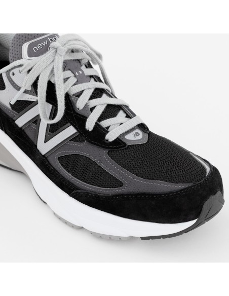 New Balance 990v6 MiUSA Black Grey White Women's W990BK6 MBS