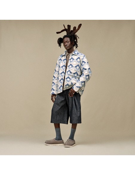 UGG Tasman Shaggy Suede Slipper Smoke Plume 1166930SKP MBS