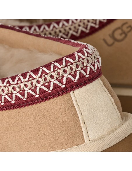 UGG Tasman II Slipper Driftwood Biking Red 1174671DWD MBS