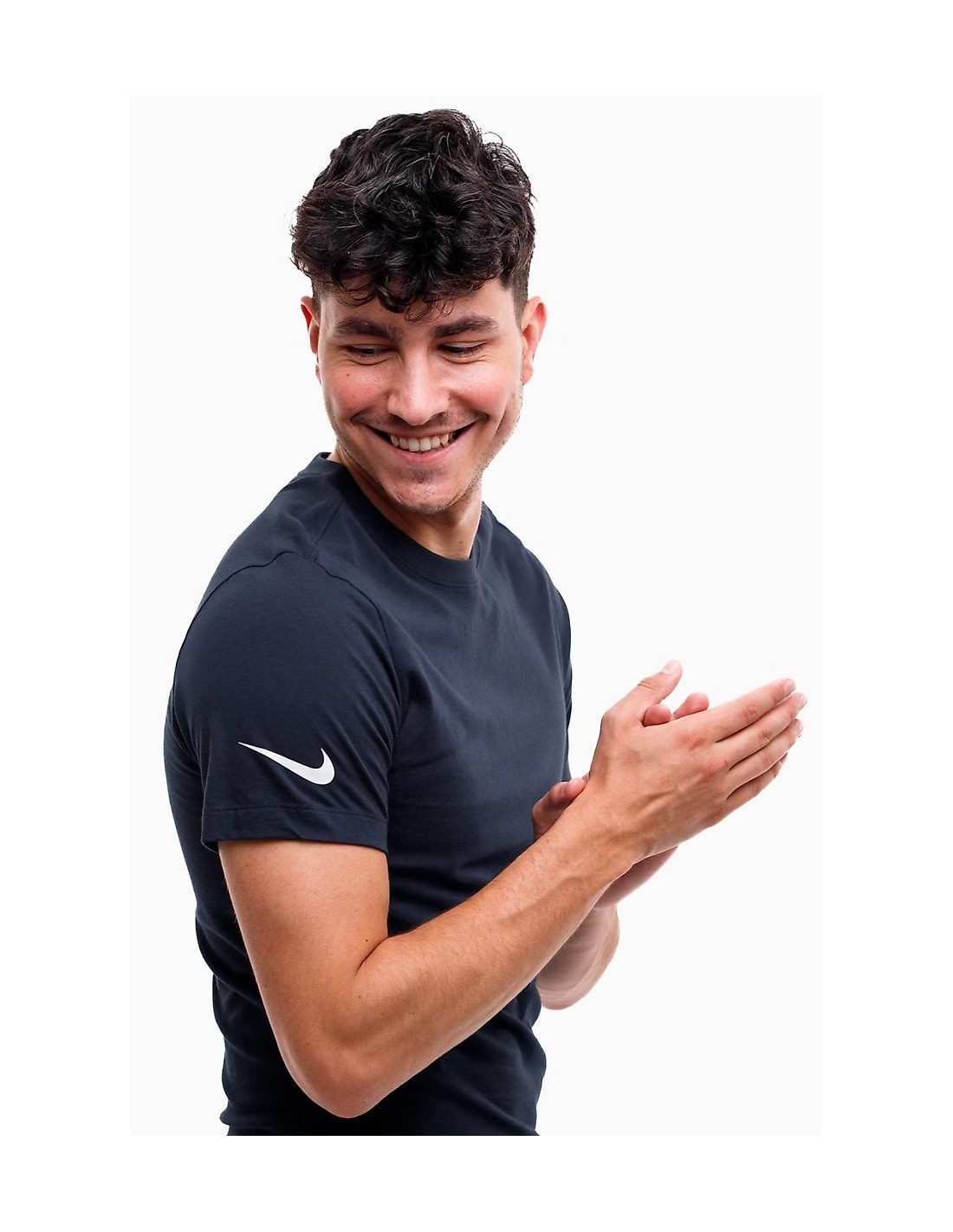 Nike Nike Team Club 20 Αθλητικό Ανδρικό T-shirt Navy Μπλε Μονόχρωμο CZ0881-451