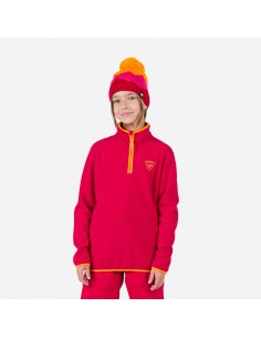 Rossignol Jr Strawpile Fleece Hz Sweatshirt Red
