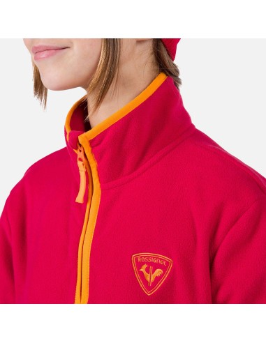 Rossignol Jr Strawpile Fleece Hz Sweatshirt Red