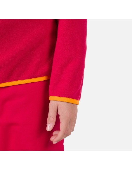Rossignol Jr Strawpile Fleece Hz Sweatshirt Red