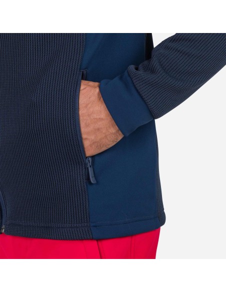 Rossignol Cieloalto Fleece Fz Navy Blue Sweatshirt